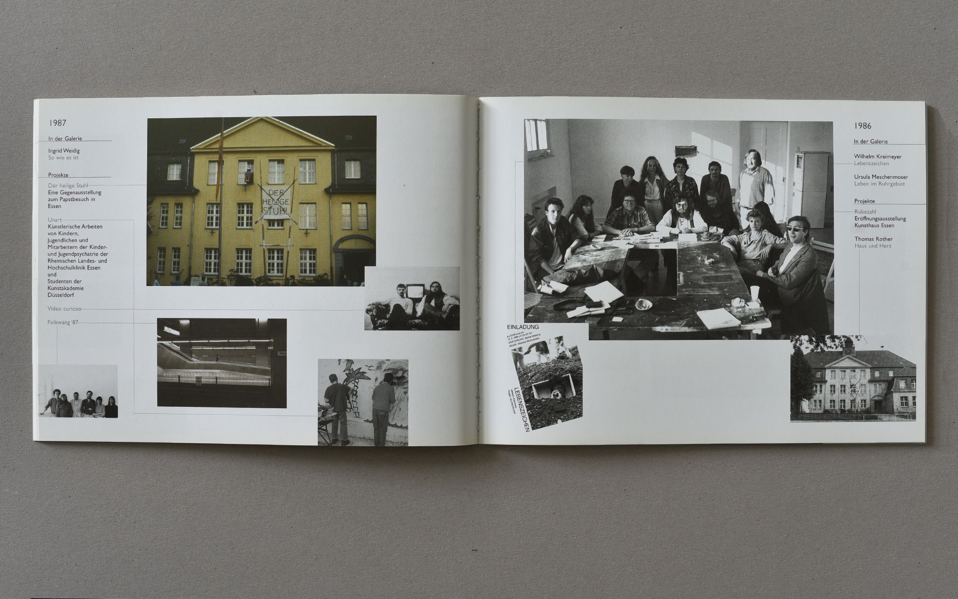 Katalog fünfundzwanzig Jahre Kunsthaus Essen