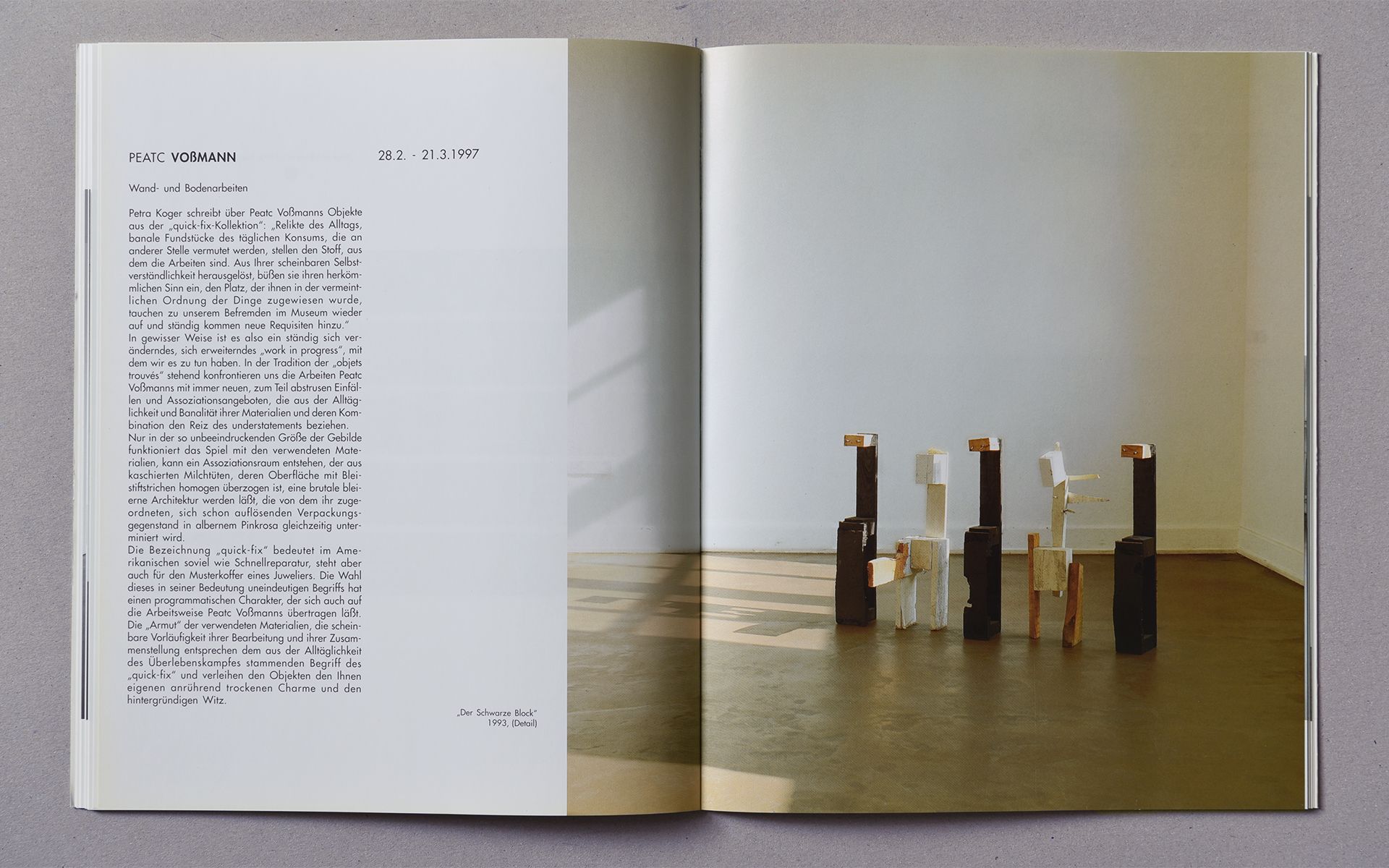 Katalog Galerie im Kunsthaus Essen 1996/97